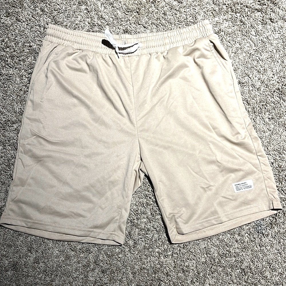 XL tan Shein shorts